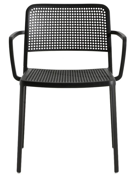 Kartell Set De Fauteuils Audrey Structure Peinte En Noir Assise