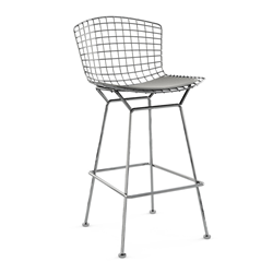 KNOLL tabouret hauteur comptoir avec coussin BERTOIA