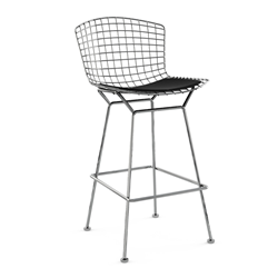 KNOLL tabouret hauteur comptoir avec coussin BERTOIA