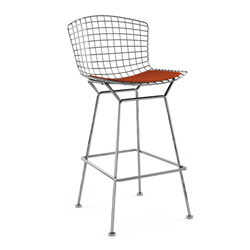 KNOLL tabouret hauteur comptoir avec coussin BERTOIA