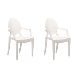 KARTELL set de 2 chaises LOUIS GHOST