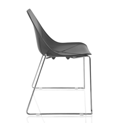 ALMA DESIGN X Chair Collection set de 4 chaises X SLED