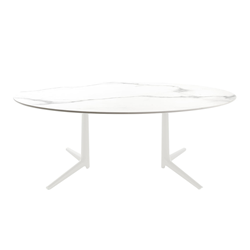 KARTELL table MULTIPLO XL avec plateau oval