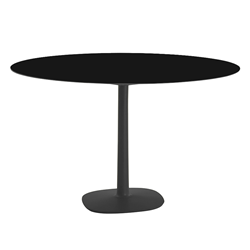 KARTELL table MULTIPLO avec plateau rond Ø 118 cm et grande base carrée