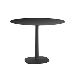 KARTELL table MULTIPLO avec plateau rond Ø 135 cm et grande base carrée