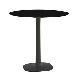 KARTELL table MULTIPLO avec plateau rond Ø 78 cm et petite base carrée