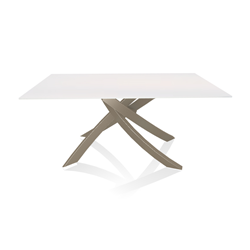 BONTEMPI CASA table avec structure sable ARTISTICO 20.13 160x90 cm