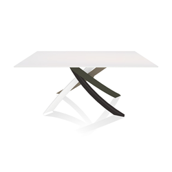 BONTEMPI CASA table avec structure multicolor elegant ARTISTICO 20.13 160x90 cm