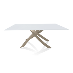 BONTEMPI CASA table avec structure sable ARTISTICO 20.00 180x106 cm
