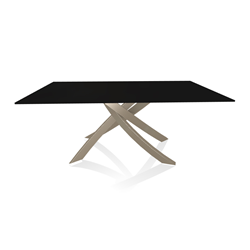 BONTEMPI CASA table avec structure sable ARTISTICO 20.00 180x106 cm