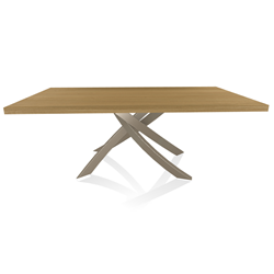 BONTEMPI CASA table avec structure sable ARTISTICO 20.01 200x106 cm