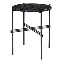 GUBI table basse ronde structure noire TS Ø 40 x 51 cm