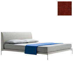 ZANOTTA lit deux personnes TALAMO avec pieds nickel satiné pour matelas 160 x 200 cm