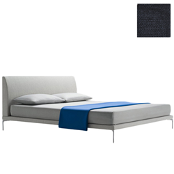 ZANOTTA lit deux personnes TALAMO avec pieds nickel satiné pour matelas 160 x 200 cm