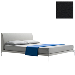 ZANOTTA lit deux personnes TALAMO avec pieds nickel satiné pour matelas 160 x 200 cm