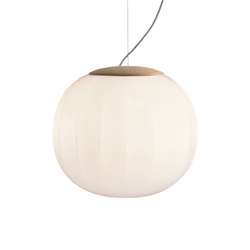 LUCEPLAN lampe à suspension LITA structure en frêne Ø 30 cm D92S30+D92/3