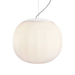 LUCEPLAN lampe à suspension LITA structure blanche Ø 42 cm D92S42+D92/4