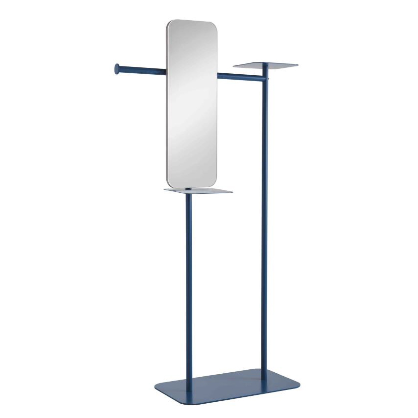 Valet de chambre avec grand miroir bleu Babele Big - Meme Design