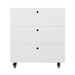 KRIPTONITE meuble à tiroirs sur roulettes 3 tiroirs L 60 cm
