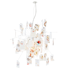 INGO MAURER lampe à suspension ZETTEL'Z 5 LAUGHING BUDDHA