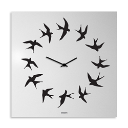 dESIGNoBJECT horloge murale BIRDS