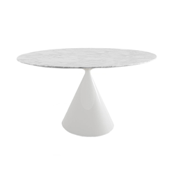 DESALTO table ronde CLAY e marbre