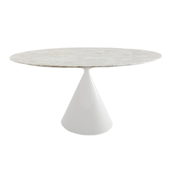 DESALTO table ronde CLAY e marbre