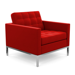 KNOLL fauteuil FLORENCE en tissu