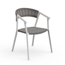 TALENTI set de 4 chaises avec accoudoirs d'extérieur KEY Collection PiùTrentanove