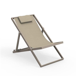 TALENTI transat bain de soleil chaise longue d'extérieur TOUCH Collection PiùTrentanove