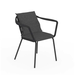 TALENTI chaise avec accoudoirs d'extérieur CRUISE ALU Collection Icon
