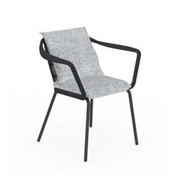 TALENTI chaise avec accoudoirs d'extérieur CRUISE ALU Collection Icon