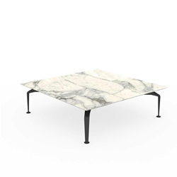 TALENTI table basse d'extérieur 120x120 cm CRUISE ALU Collection Icon