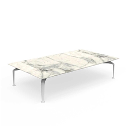 TALENTI table basse d'extérieur 160x90 cm CRUISE ALU Collection Icon