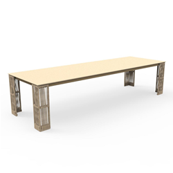 TALENTI table extensible à rallonge d'extérieur 240-300 cm CLIFF Collection Icon