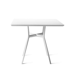 TRIBÙ table bistrot 90x90 cm d'extérieur BRANCH