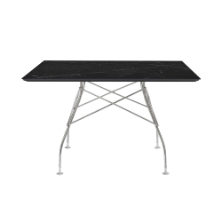 KARTELL table carrè GLOSSY MARBLE 118 x 118 cm