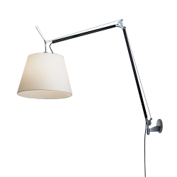 ARTEMIDE lampe murale applique TOLOMEO MEGA Ø 32 cm avec dimmer sur câble