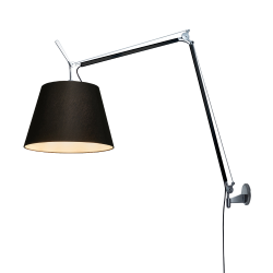 ARTEMIDE lampe murale applique TOLOMEO MEGA Ø 32 cm avec dimmer sur câble