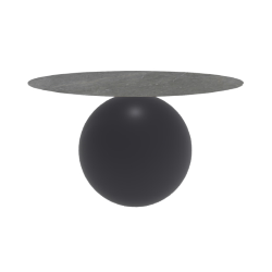 BONALDO table ronde CIRCUS Ø 140 cm base gris anthracite opaque
