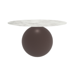 BONALDO table ronde CIRCUS Ø 140 cm base marron opaque