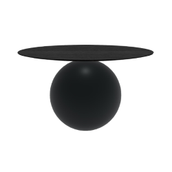 BONALDO table ronde CIRCUS Ø 140 cm base noir opaque