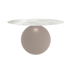 BONALDO table ronde CIRCUS Ø 140 cm base tourterelle opaque