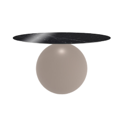 BONALDO table ronde CIRCUS Ø 140 cm base tourterelle opaque
