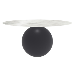 BONALDO table ronde CIRCUS Ø 160 cm base gris anthracite opaque