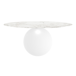 BONALDO table ronde CIRCUS Ø 180 cm base blanc opaque