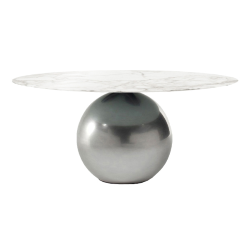BONALDO table ronde CIRCUS Ø 180 cm base Clouded Chrome