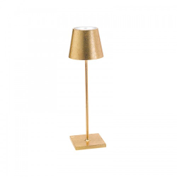 ZAFFERANO lampe de table POLDINA PRO Feuille d'or