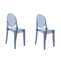 KARTELL set de 2 chaises VICTORIA GHOST
