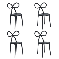 QEEBOO set de 4 chaises RIBBON CHAIR